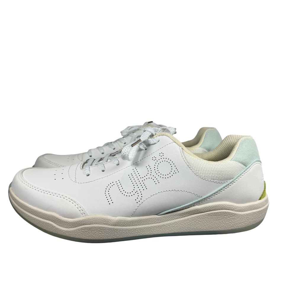 Ryka Courtside White Leather Sneakers Women's Size 11M‎ Athletic Shoes